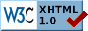 Valid XHTML 1.0 Transitional